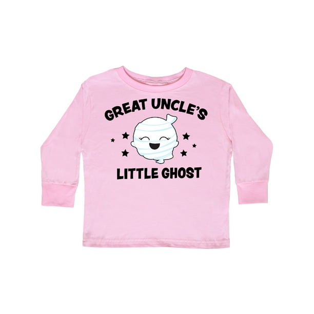 inktastic Cute Uncles Little Ghost with Stars Toddler Long Sleeve T-Shirt 